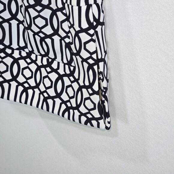 Jude Connally Blue And White Tunic A-Line Dress. Size Large. - Picture 5 of 8